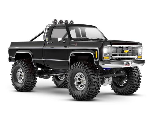 TRAXXAS TRX-4M HIGH TRAIL CRAWLER MET 1979 CHEVROLET K10 BODY: 1/18 SCHAAL 4WD ELEKTRISCHE AUTO ZWAR