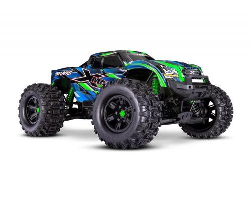 Blackt TRAXXAS X-MAXX 4WD 8S BELTED MONSTER TRUCK GREEN TRX77096-4GRN