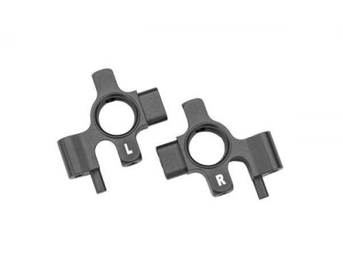 Traxxas TRX10537-GRAY Steering blocks, 6061-T6 aluminum (gray-anodized)