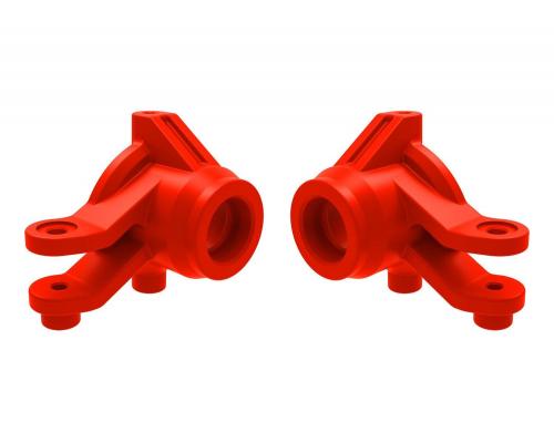 Traxxas TRX10736-RED Steering blocks, left & right (red)