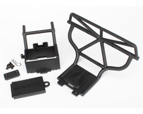 Traxxas TRX4429 Bumper (achter) / batterij doos / batterij doos deksel / switch deksel / body clip /