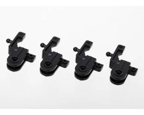 TRX6322 Rotor blade grips (black) (4)