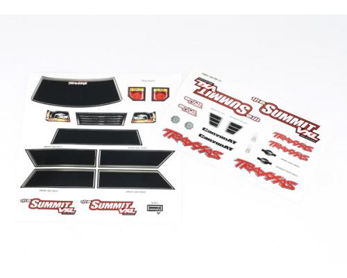 Traxxas TRX7213 Sticker vellen, 1/16 Summit VXL