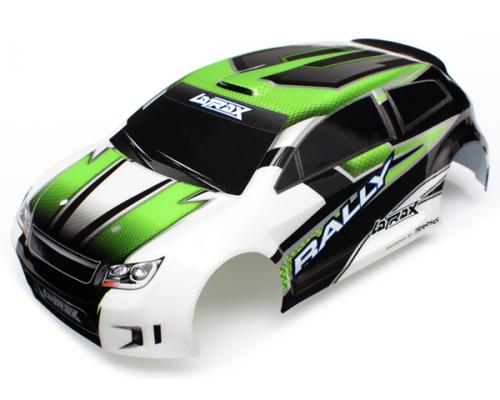 Traxxas TRX7513 Body, LaTrax Rally, groen (geschilderd) / plaatjes