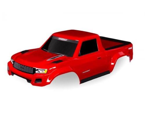 Traxxas TRX8187-RED Body, TRX-4 Sport, red (painted, decals applied) (for clipless mounting)