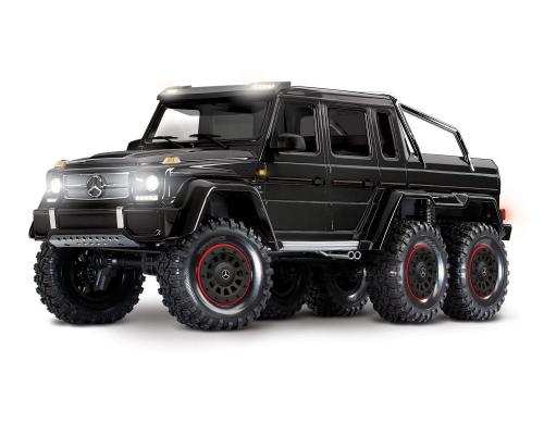 Traxxas TRX88296-4BLK Traxxas TRX-6 Mercedes-Benz G 63 AMG Body 6X6 Electric Trail Truck Clipless Bl