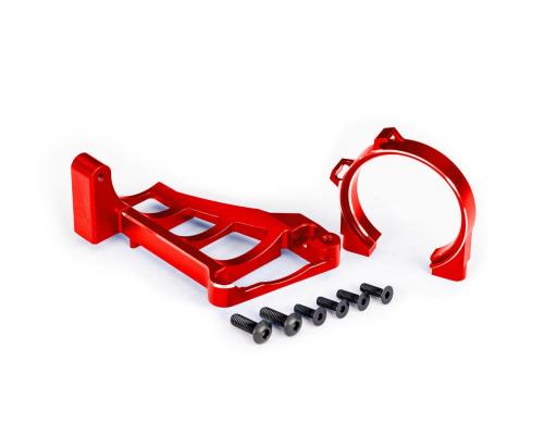 Traxxas  TRX10261-RED Motor mounts (front & rear) (red-anodized 6061-T6 aluminum)