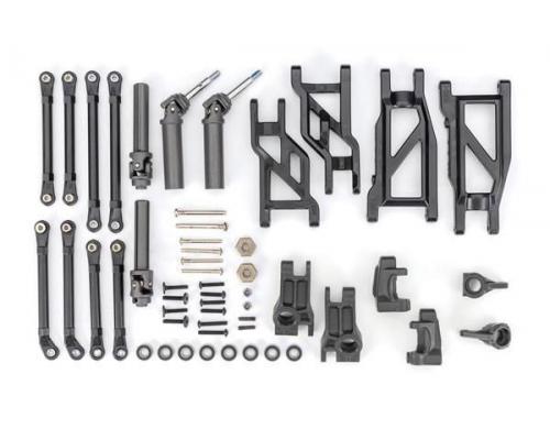 Traxxas  TRX9180 Outer Driveline & Suspension Upgrade Kit, extreme heavy duty, black (fits Rustler 2