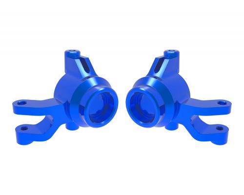 Traxxas 10734-BLUE Steering blocks, 6061-T6 aluminum (blue-anodized)