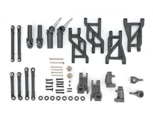 Traxxas Outer Driveline & Suspension Upgrade Kit, extreme heavy duty, gray