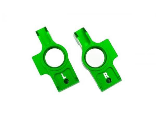 Traxxas RX8352X-GRN Carriers, stub axle, 6061-T6 aluminum (green-anodized)