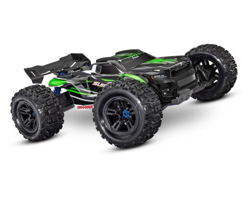 Traxxas Sledge: 1/8 4WD Groen borstelloze elektrische monstertruck met TQi 2,4 GHz traxxas