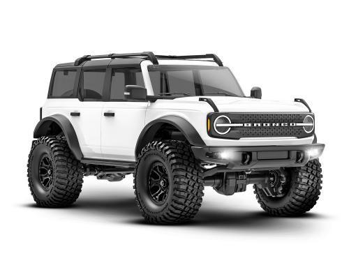 Traxxas TRX-4M 1/18 Scale en Trail Crawler Ford Bronco 4WD Electrische Truck met TQ Wit TRX97074-1WH