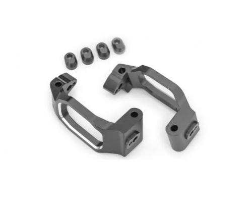 Traxxas TRX10232-GRAY Caster blocks, 6061-T6 aluminum (gray-anodized)