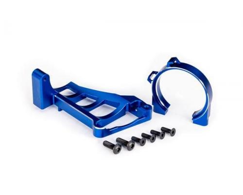 Traxxas TRX10261-BLUE Motor mounts (front & rear) (blue-anodized