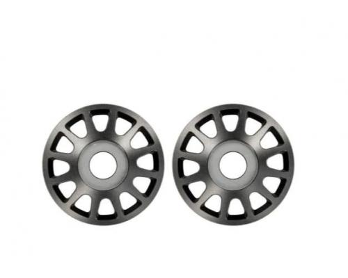 Traxxas TRX10274-GRAY Wheel centers, Method Race Wheels 703 Beadlock (6061-T6 aluminum, gray-anodize