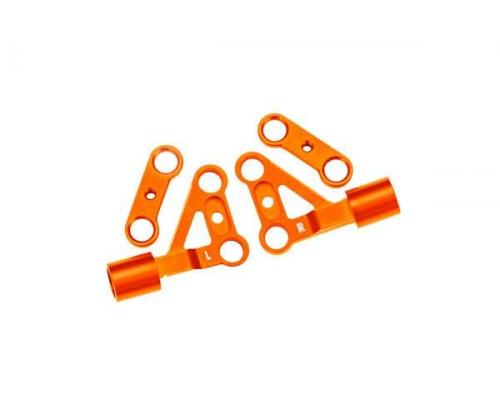 Traxxas TRX10533-ORNG Suspension arms, upper, front, 6061-T6 aluminum (orange-anodized)