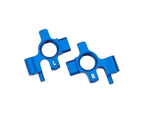 Traxxas TRX10537-BLUE Steering blocks, 6061-T6 aluminum (blue-anodized)