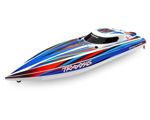 Traxxas TRX106064-4BLUE  Disruptor 4S  High-Performance Boat Blue