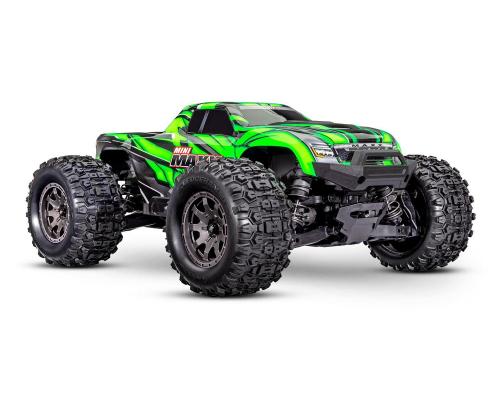 Traxxas TRX107154-1-GRN mini Maxx Green   bl-2s incl. batterrij en usb-oplader