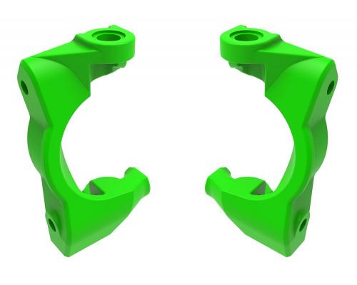 Traxxas TRX10732-GRN Caster blocks (c-hubs), left & right (green)