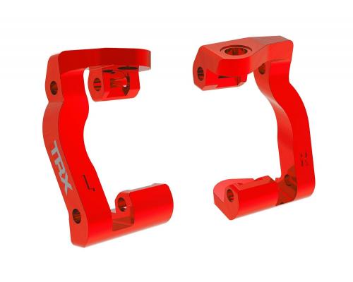 Traxxas TRX10733-RED Caster blocks (c-hubs), 6061-T6 aluminum (red-anodized), left & right