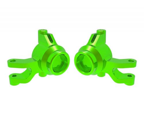 Traxxas TRX10734-GRN Steering blocks, 6061-T6 aluminum (green-anodized)