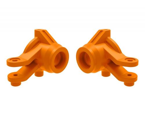 Traxxas TRX10736-ORNG Steering blocks, left & right (orange)