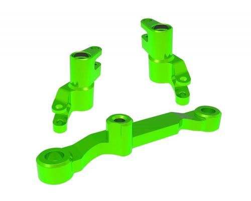 Traxxas TRX10743-GRN Steering bellcranks, draglink green-anodized