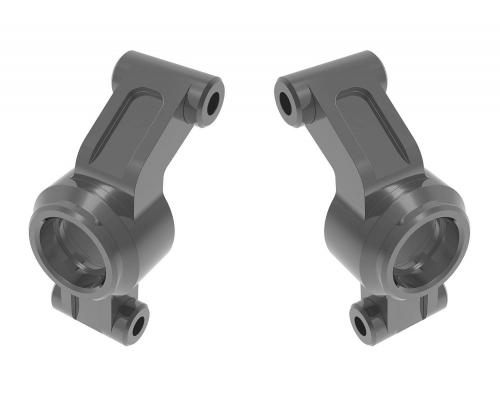 Traxxas TRX10751-GRAY Carriers, stub axle, 6061-T6 aluminum (gray-anodized) (left & right)