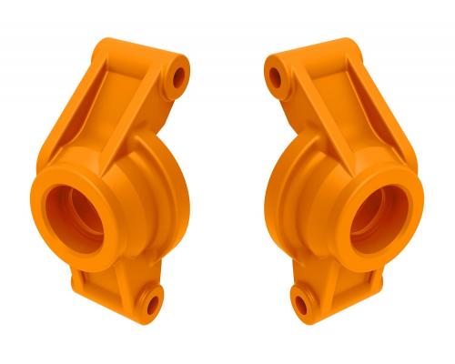 Traxxas TRX10752-ORNG Carriers, stub axle (orange) (rear) (left & right)