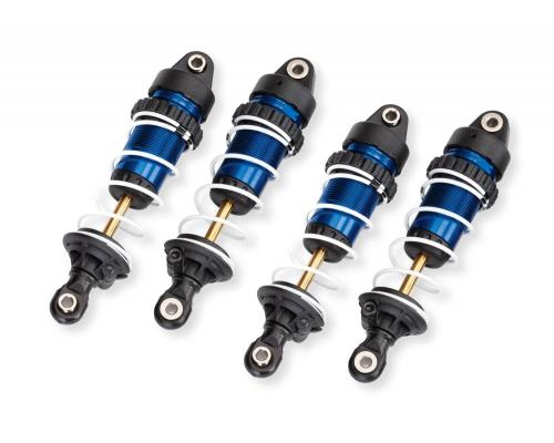 Traxxas TRX10765-BLUE Shocks, GTR long, blue-anodized