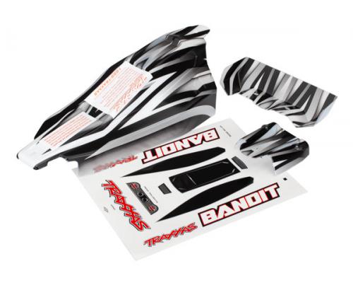 Traxxas TRX2420 Body, Bandit, ProGraphix (vervanging voor de geverfde body. Graphics zijn gedrukt,