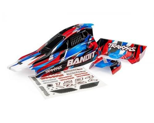 Traxxas TRX2430-RED Body, Bandit (also fits Bandit VXL), red/ wing (painted, decals applied)