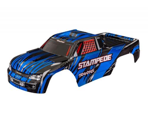 Traxxas TRX3620A-BLUE Body, Stampede (also fits Stampede VXL), blue (painted, decals applied)