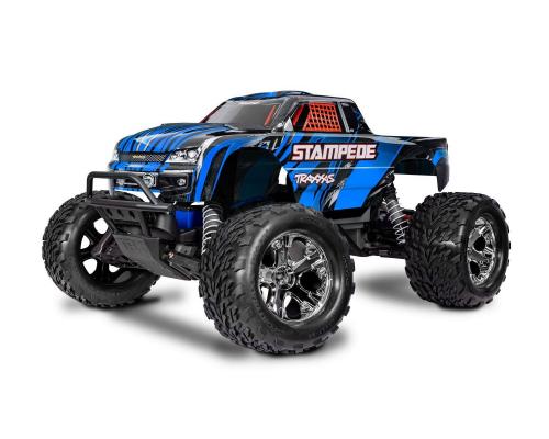 Traxxas TRX36254-8BLUE Stampede 2WD Brushed HD incl battery & USB-C charger Blue