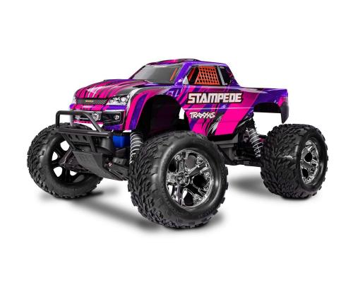 Traxxas TRX36254-8PINK Stampede 2WD Brushed HD incl battery & USB-C charger Pink