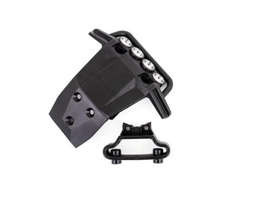 Traxxas TRX6736X Bumper, voor/bumpersteun (past op 4WD Rustler) (voor installatie van led-verlichtin