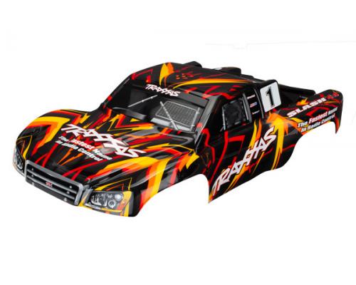 Traxxas TRX6816 Body, Slash 4X4, oranje (geverfd, emblemen aangebracht)