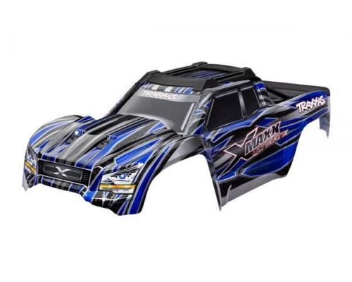 Traxxas TRX7868-BLUE BODY, X-MAXX ULTIMATE, BLUE (PAINTED, DECALS APPLIED) (ASSEMBLED WITH FRONT & R