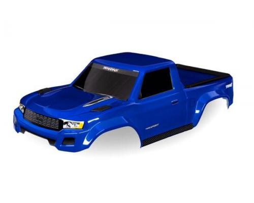 Traxxas TRX8187-BLUE Body, TRX-4 Sport, blue (painted, decals applied) (for clipless mounting)