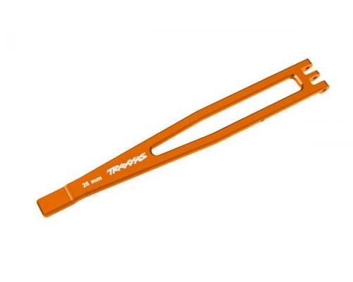 Traxxas TRX8327-ORNG Battery hold-down, 6061-T6 aluminum (orange-anodized)