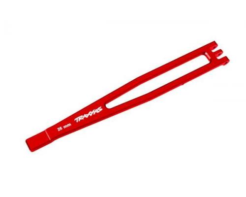 Traxxas TRX8327-RED Battery hold-down, 6061-T6 aluminum (red-anodized)