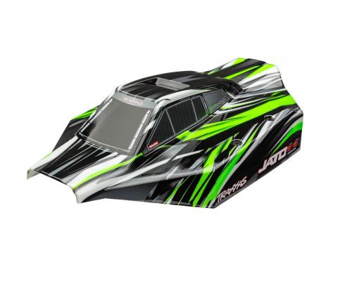 Traxxas TRX9018-GRN Body, Jato 4X4 Brushless, green(painted, decals applied)