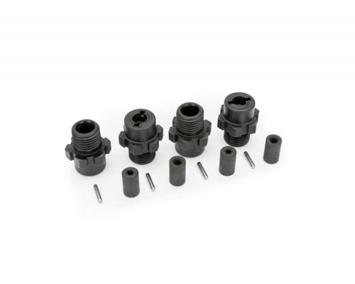 Traxxas TRX9085 Wheel hubs, hex (4)/ axles (4)/ axle pins (4)