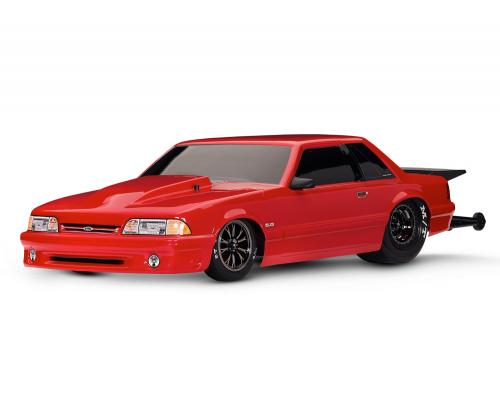 Traxxas TRX9421R 5.0 Mustang Body voor Drag Slash rood