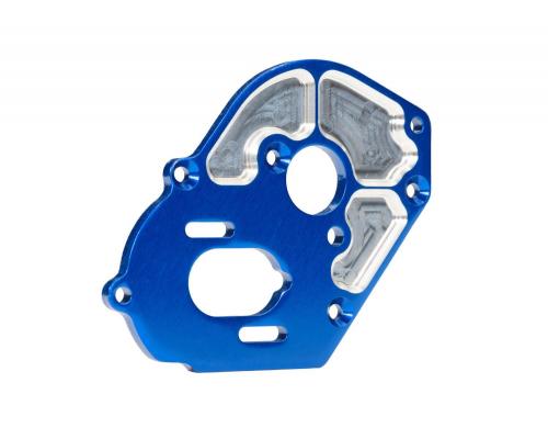 Traxxas TRX9490L Plate, motor, blue(4mm thick) (aluminum)