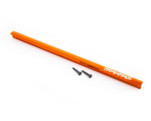 Traxxas TRX9523T Chassisbeugel (T-Bar), 6061-T6 aluminium (oranje geanodiseerd)/ 3x16 RVS (2)