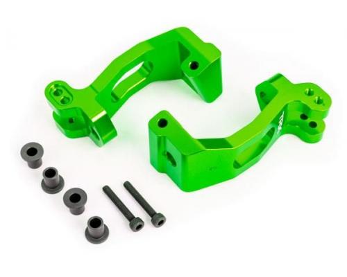 Traxxas TRX9532G Casterblokken (C-hubs), 6061-T6 aluminium (groen-geanodiseerd), links en