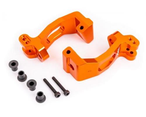 Traxxas TRX9532T Casterblokken (C-hubs), 6061-T6 aluminium (oranje -geanodiseerd), links en